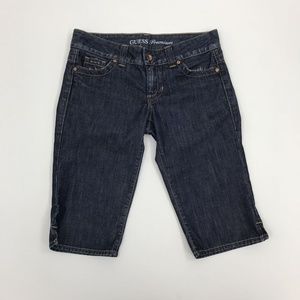 Guess Premium Womens Capri Dark wash denim